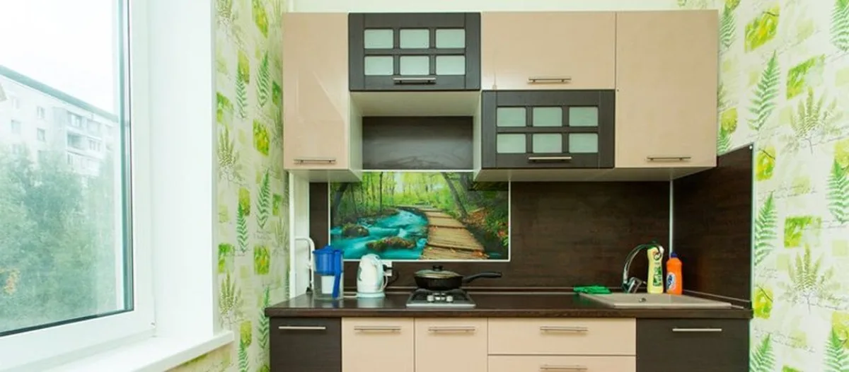 Косметический ремонт кухни 8,4 м2 под ключ