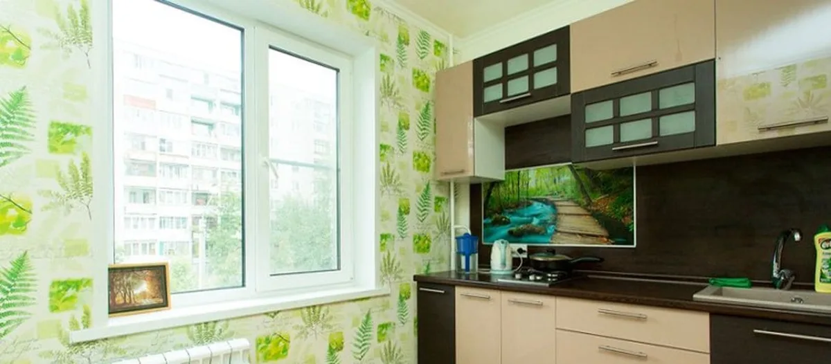 Косметический ремонт кухни 8,4 м2 под ключ